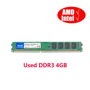 MICE MLLSE a utilisé DIMM DDR3 1333MHz / 1600MHz 4 Go PC310600 / PC312800 Mémoire pour RAM de bureau, bonne qualité
