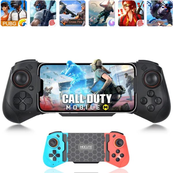 Contrôleur de jeu sans fil de téléphone mobile PUBG PUBG pour l'iPhone Control Trigger GamePad pour Android Smartphone Telescopic Gaming Joystick