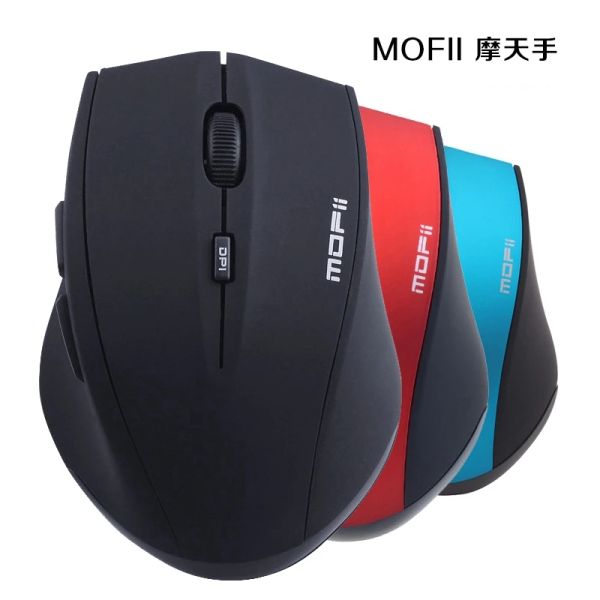 Souris MOFii G52 2.4G UP36 souris sans fil non silencieuse Style 3D 6 touches ordinateur souris muette économie d'énergie en gros DP réglable