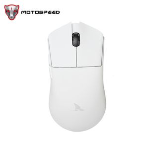 Mice Motospeed Darmoshark M3 Wireless Bluetooth Gaming Mouse 26000DPI PAM3395 Optical Computer Office Macro Drive For Laptop PC 230808