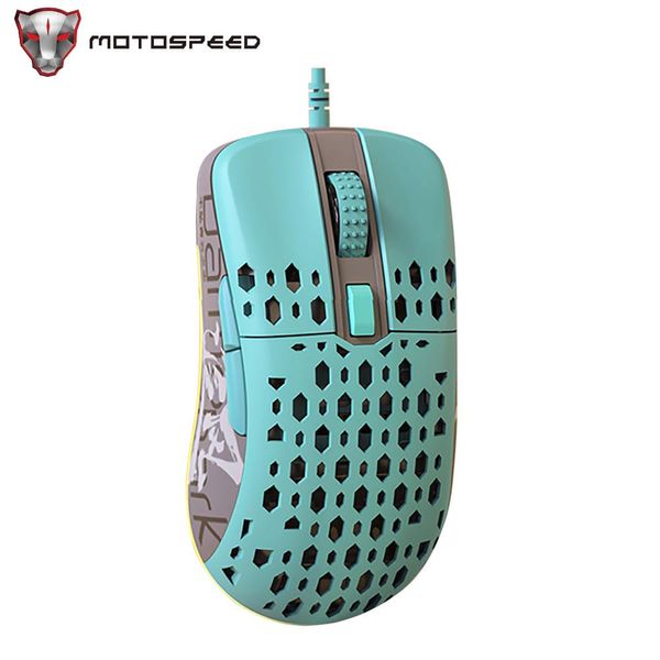 Souris Motospeed M1 souris de jeu USB filaire 12000DPI Macro réglable piste de défilement RGB rétro-éclairage souris optique pour ordinateur portable PC