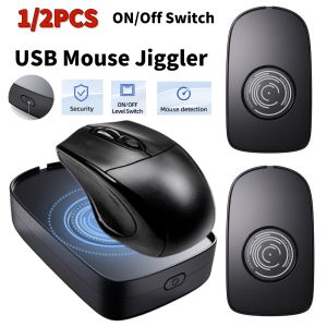 Souris souris Jiggler simulateur de mouvement de souris pour le réveil de l'ordinateur dispositif de déplacement de souris indétectable avec interrupteur marche/arrêt