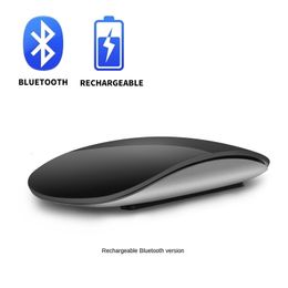 Ratones Mouse Magic nirkabel Bluetooth tetikus komputer Laser tiak berisik dapat diisi ulang ergonomis para Apple Microsoft 230905