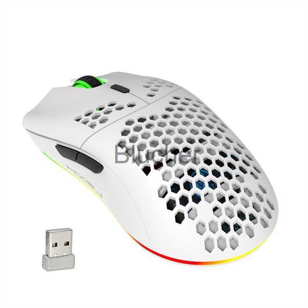 Souris nouveau 24G souris de jeu sans fil léger bureau à domicile Rechargeable rvb 3600DPI pour PC ordinateur portable noir blanc x0706
