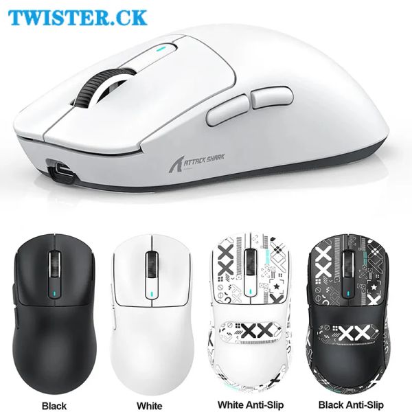 MICE NOUVEAU ATTACE SHARK X3 GAMING MONDE TRI Connexion Modes 6 souris de jeu DPI Réglable de l'ordinateur DPI pour ordinateur portable PC pour ordinateur portable