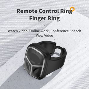 Ratones Nuevo Smart Air Finger Control remoto Bluetooth Anillo de ratón inalámbrico Teléfono móvil Foto Cepillo Tiktok Magic Fingertip Recargable