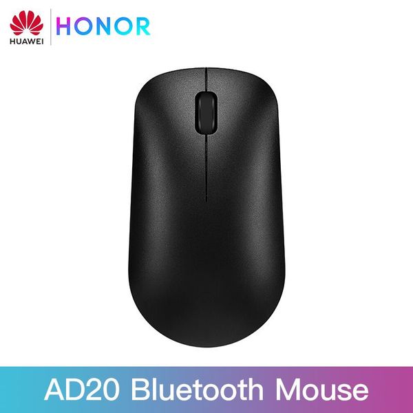 Ratones Original HUAWEI Honor Ratón inalámbrico Bluetooth Rodillo de metal Silencio óptico Luz portátil Mini computadora portátil Notebook Office Gaming Mouse