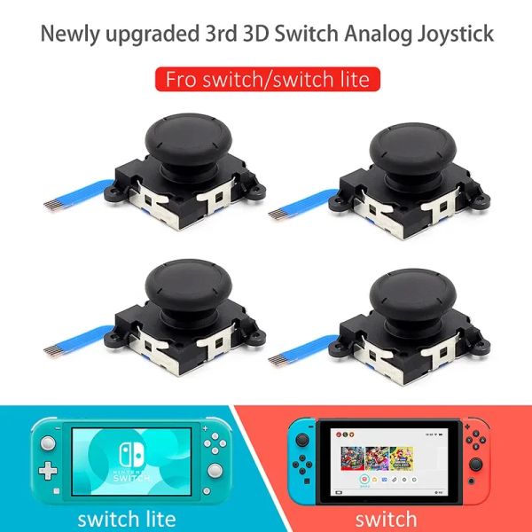 MICE REMPLACEMENT ORIGINAL Joystick pour Nintendo Switch 3D Joystick Analog Thumb Stick Interrupteur Lite Joycon Contrôleur avec outils de réparation