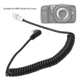 MICE Photo Studio DC à 4K 2pin Spring Power Cable For Blackmagic Pocket 4K Remplacement de la caméra ACCESSOIR