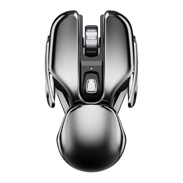 Ratones px2 metal 2 4G recargable mudo inalámbrico 1600dpi mouse 6 botones para la computadora portátil portátiles Oficina de juegos para juegos impermeables para el agua