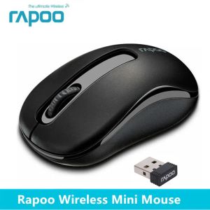 Muizen Rapoo M10/M10Plus 2.4G Mini Optische Draadloze Muis Betrouwbare 1000 DPI met Nano USB-ontvanger voor Computer Laptop Desktop Kantoor