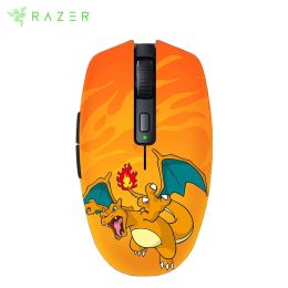 Mice Razer Charizard Edición limitada OROCHI V2 MOUSO INALLADO ULTRA LIGHTWETHT 2 Modos inalámbricos Sensor óptico DPI