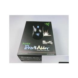 Mice Razer Death Adder Mouse 3500DPI Juegos competitivos ópticos para la computadora del juego con computadoras de entrega de caída de epacket de embalaje minorista DHJT5