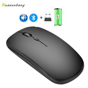 Muizen Oplaadbare Draadloze Muis Voor Computer Ergonomische Gaming Bluetooth Mause Voor Laptop PC Macbook Xiaomi Mute Dual Mode Gamer Muizen