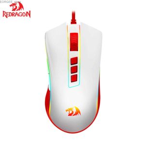 Muizen Redragon M711 Cobra Gaming Mouse 16,8 miljoen RGB -kleurachterlicht 10000 DPI Verstelbare comfortabele grip 7 Programmeerbare knoppen Y240407