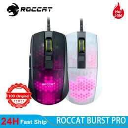 MICE ROCCAT BURST PRO EXTREME lichtgewicht Optische Pro Gaming Mouse (High Precision, Optical Owleye Sensor (100 tot 16.000 DPI), RGB