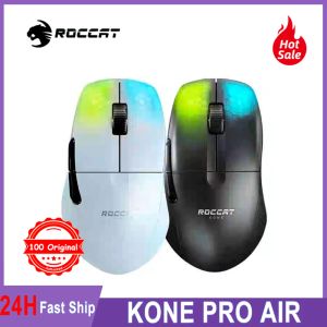 MICE ROCCAT KONE Pro Air High Performance Ergonomic Wireless Gaming Mouse, noir