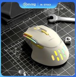 Souris RYRA 2023 nouvelle souris Bluetooth RGB souris de jeu sans fil 12800DPI 8 touches programmables ergonomiques pour souris de joueur Esports ordinateur portable