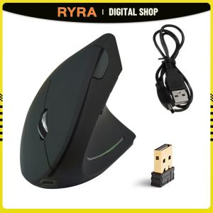 Souris Ryra Creative Pratique Fournitures informatiques Cool Shark Fin Ergonomique Confortable Vertical Souris sans fil Chargement Récepteur USB