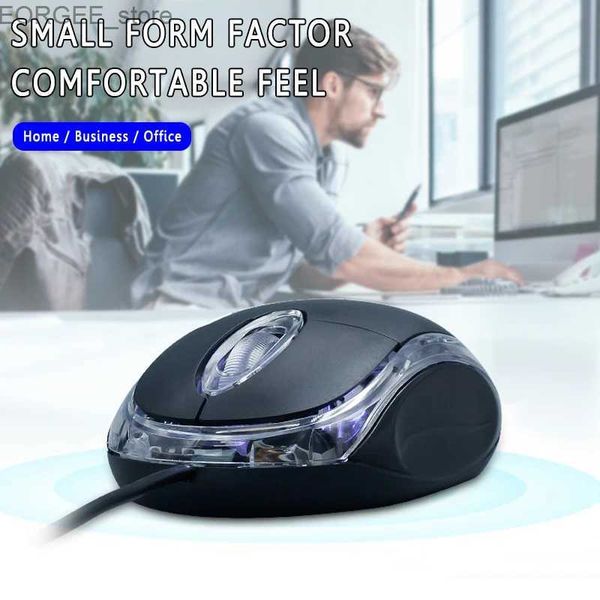 MICE RYRA MONDE Photoélectrique filaire 3 Button 1200DPI Réponse rapide et sensible Ergonomic USB Desktop Gaming Mouse Y240407