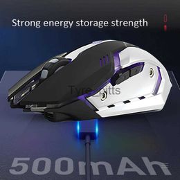 Souris RYRA sans fil silencieuse souris de jeu rechargeable 2.4G souris ergonomique PC Gamer ordinateur bureau souris mécanique accessoires pour ordinateur portable X0807