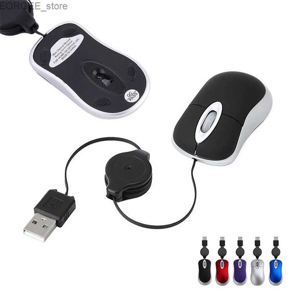 MICE SCALABLE MINI 1200DPI MONDE EN MONDE USB MONDE ERGONOMANC OFFICATION GAMING MONDE PC PC Souris Y240407