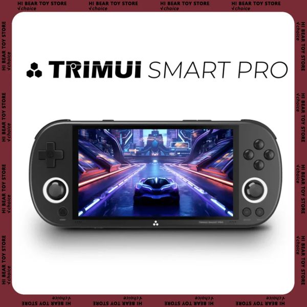 MICE TRIMUI Smart Handheld Gamer Console 4.96 pulgadas 720p HD IPS Pantel Game Player Portable Retro Arcade Máquina recreativa Regalo para niños