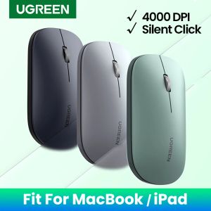Souris UGREEN souris 4000 DPI souris sans fil 40db clic silencieux pour MacBook Pro M1 M2 iPad tablette ordinateur portable PC 2.4G souris sans fil