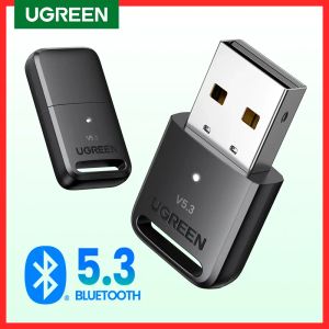 MICE UGREEN USB Bluetooth 5.3 5.0 Adaptateur Récepteur récepteur Dongle EDR pour le transfert sans fil PC pour les haut-parleurs Bluetooth Souris