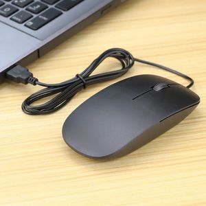 Muizen Ultradunne USB bedrade muis 1200 dpi 3D optische game muis voor PC laptop mini muis voor thuiskantoor 231101