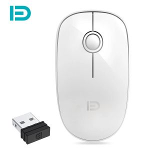 Souris souris sans fil ultra-mince 2.4G souris optique USB silencieuse souris de jeu d'ordinateur ergonomique Portable pour PC Portable bureau à domicile