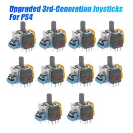 Des souris ont mis à niveau 10pcs joysticks pour ps4 joysticks hall electromagnétique haute précision joysticks réglable installer facile à utiliser facile à utiliser