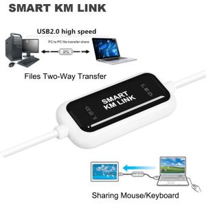 MICE USB 2.0 PC vers PC Sync Donc Data Link Clavier de souris Partager Smart KM Link Net Net Direct Transfer Bridge Windows Copy Copy Windows Computer Copy