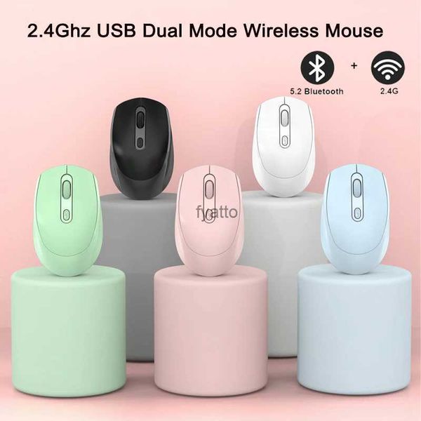 MICE USB 2.4G Wireless Mouse Charge Bluetooth 5.2 MODE FORDESKTOP PC FORDESKTOP ordinateur ordinateur portable H240407