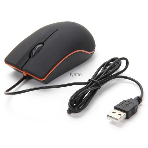 Ratones USB 3D Wired Mini Mini Mouse Ultra Thin Juego adecuado para accesorios de escritorio para PC portátiles H240407