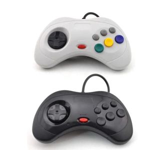 MICE USB Classic Game Controller Gamepad Joypad Wired Gamepads voor Sega Saturn System Style voor pc