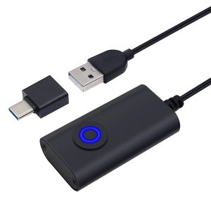 Souris USB Mouse Jiggler Mouse Mover avec interrupteur marche/arrêt, mouvement aléatoire sans pilote, maintient l'ordinateur éveillé, sans pilote, indétectable