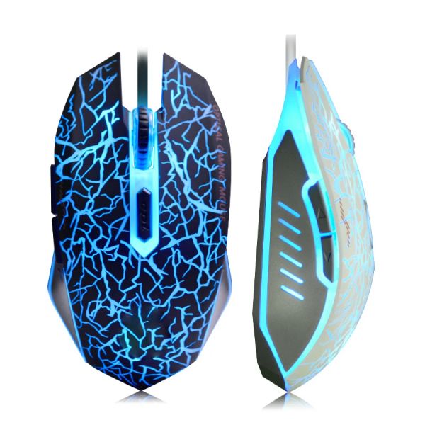 Souris USB optique filaire souris de jeu pour ordinateur PC portable Gamer souris Dota 2 LOL noir blanc