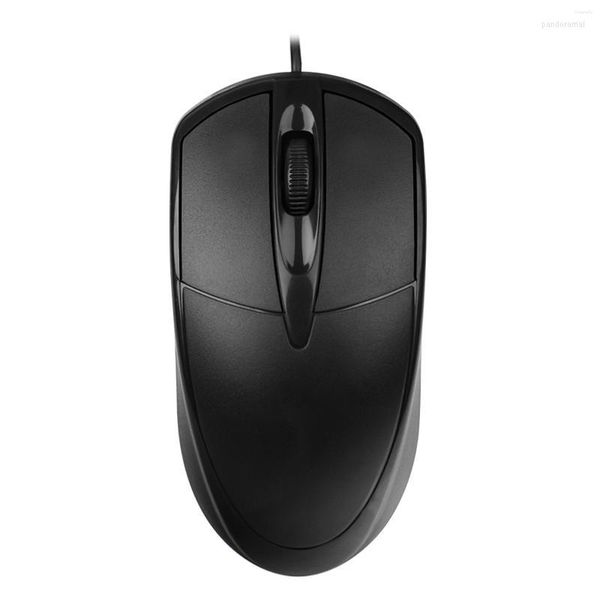 Souris USB filaire souris 1000dpi bureau 3 touches filaire noir aggravé jeu pour bureau maison jeu travail