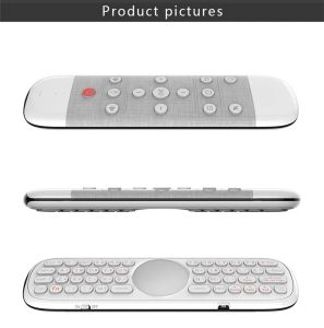 MICE Voice Remote Control 2.4g Mini de backlight Keyboard avec souris Air d'apprentissage IR pour Gyros Google Assistant