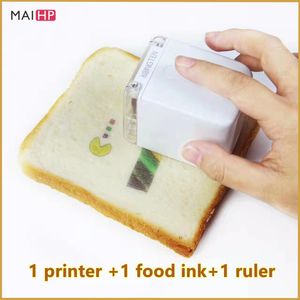 Muizen wifi princube diy label printer eetbare inkt cake printer kleur mBrush mini handheld voedsel brood aron koffie bier melk printer