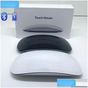 Ratones inalámbricos Bluetooth Mouse para Apple Book Air Pro Diseño ergonómico Mtitouch BT Drop Delivery Computadoras Redes Teclados Entradas OT5VM