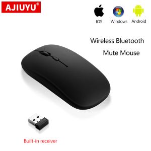 Muizen Draadloze Bluetooth Muis Voor Samsung Galaxy Tab S7 FE S8 Uitra S7 S6 Lite S8 Plus S7 + A8 S5E S4 A7 Draagbare Opladen Mute Muis