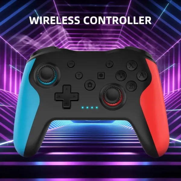 Controlador inalámbrico de ratones Bluetooth 2.4G para Nintendo Switch Pro PC Tablet PS3 Tesla Shock Joystick GamePad LagFree Multifuncion