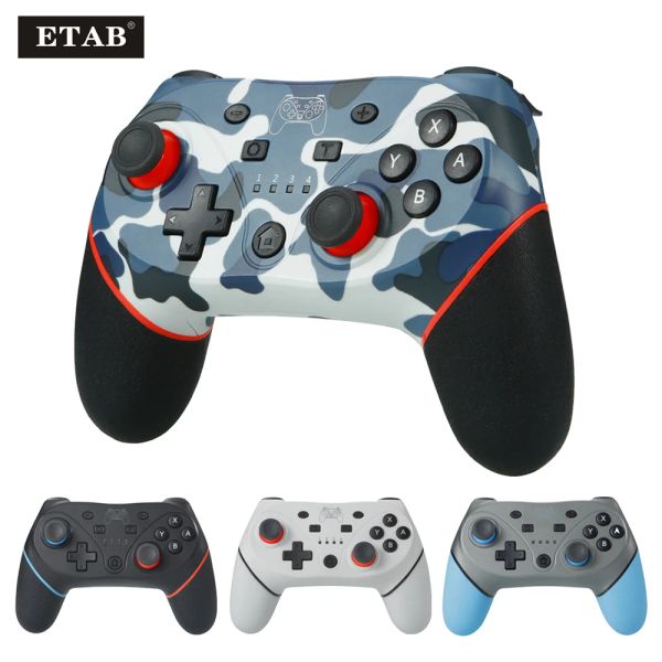 Contrôleur sans fil souris Bluetooth GamePads Double vibration Sixaxis pour Nintendo Switch Pro Oled Console Control PC Téléphone Joystick