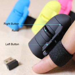 Souris souris sans fil 2.4G USB anneau créatif doigt paresseux souris télécommande ordinateur tablette Mini Bluetooth pour bureau PC TV Box