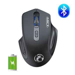 Souris sans fil souris sans fil Bluetooth Mouse Gamer Reccharteable Gaming Mouse Ergonomic Mause Mause USB Computer Souris pour PC