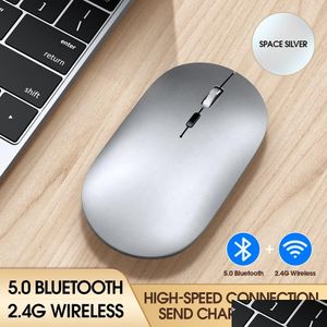 MICE X2 Bluetooth inalámbrico para libro Computadora portátil Tableta Reemplazo recargable 500mAh Portátil Apple Mouse Drop Entrega Computadora DH9WS