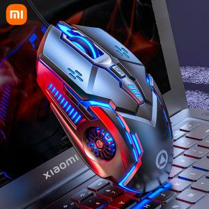 Souris Xiaomi souris Laser Gamer souris de jeu filaire souris ergonomique avec LED rétro-éclairé souris USB pour PC Gamer souris pour ordinateur portable