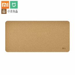 Souris Xiaomi mi home grand tapis de souris grain de bois de chêne matériau imperméable pour bureau jeu tapis de souris antidérapant ordinateur portable tapis de bureau